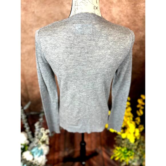 Zadig & Voltaire 100% Cashmere Sweater Gray XS (Stretch) - Picture 9 of 11
